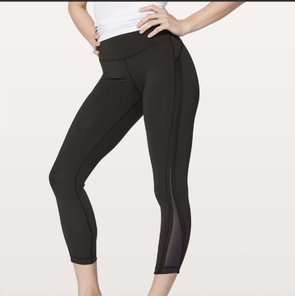 Lululemon Wunder Under SE Hi-Rise 7/8 Tight (Awaken) 25" Black